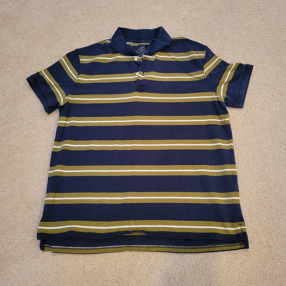 2/$12 Mens Striped Polo